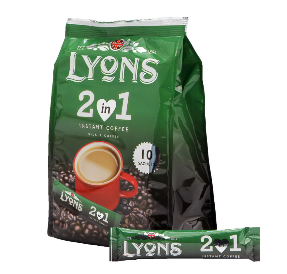 Lyons 2in1 10x16g Lyons Instant Coffee